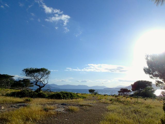 On Moni, there're some wonderful paths for casual hiking, with a panoramic view of Anghistri, the Methana peninsula and beyond.