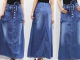 rok jeans panjang cjibun159 (hh)