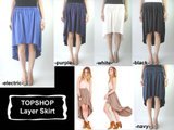 TOPSHOP Layer Skirt 