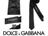 Branded DOLCE & GABBANA Slim tie.Original Made in Italy