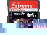 SanDisk 8GB SDHC Extreme UHS-1 Memory Card Class 10(30Mb/s)